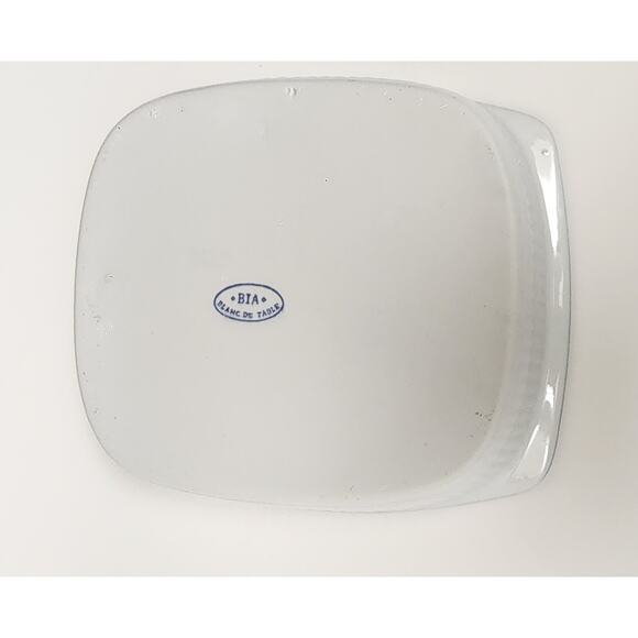 BIA Blanc De Table/Corningware Vintage Casserole Dish W/ Cobalt Blue Trim 9PCS - Picture 5 of 16